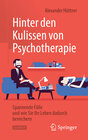 Buchcover Hinter den Kulissen von Psychotherapie