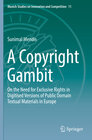 Buchcover A Copyright Gambit