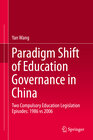 Buchcover Paradigm Shift of Education Governance in China