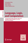 Buchcover Language, Logic, and Computation