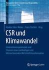 Buchcover CSR und Klimawandel