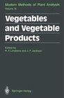 Buchcover VEGETABLES AND VEGETABLE PRODUCTS