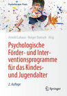 Buchcover Psychologische Förder- und Interventionsprogramme für das Kindes- und Jugendalter