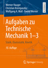 Buchcover Aufgaben zu Technische Mechanik 1–3