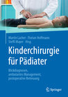 Buchcover Kinderchirurgie für Pädiater