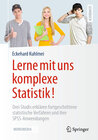 Buchcover Lerne mit uns komplexe Statistik!