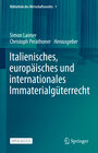 Buchcover Italienisches, europäisches und internationales Immaterialgüterrecht