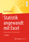 Buchcover Statistik angewandt mit Excel