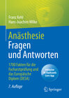 Buchcover Anästhesie Fragen und Antworten