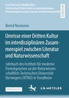 Buchcover Umrisse einer Dritten Kultur im interdisziplinären Zusammenspiel zwischen Literatur und Naturwissenschaft