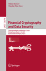 Buchcover Financial Cryptography and Data Security