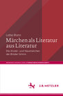 Buchcover Märchen als Literatur aus Literatur