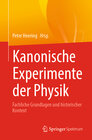 Buchcover Kanonische Experimente der Physik