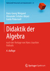 Buchcover Didaktik der Algebra