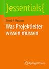 Buchcover Was Projektleiter wissen müssen