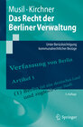 Buchcover Das Recht der Berliner Verwaltung