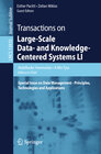 Buchcover Transactions on Large-Scale Data- and Knowledge-Centered Systems LI
