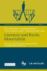 Buchcover Literatur und Recht: Materialität