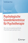 Buchcover Psychologische Grunderkenntnisse für Psychotherapie