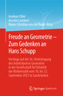 Buchcover Freude an Geometrie – Zum Gedenken an Hans Schupp