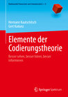 Buchcover Elemente der Codierungstheorie