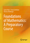 Buchcover Foundations of Mathematics: A Preparatory Course