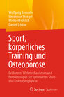 Buchcover Sport, körperliches Training und Osteoporose