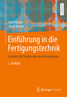 Buchcover Einführung in die Fertigungstechnik