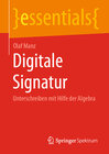 Buchcover Digitale Signatur