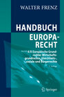 Buchcover Handbuch Europarecht