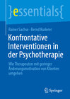 Buchcover Konfrontative Interventionen in der Psychotherapie
