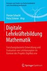 Buchcover Digitale Lehrkräftebildung Mathematik