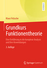 Buchcover Grundkurs Funktionentheorie