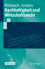 Buchcover Nachhaltigkeit und Wirtschaftsrecht