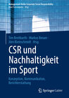 Buchcover CSR und Nachhaltigkeit im Sport