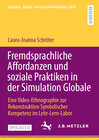 Buchcover Fremdsprachliche Affordanzen und soziale Praktiken in der Simulation Globale