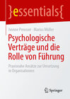 Buchcover Psychologische Verträge und die Rolle von Führung