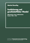 Buchcover Faschisierung und gesellschaftlicher Wandel