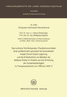 Buchcover Das trockene Hochtemperatur-Oxydationsverhalten einer großtechnisch genutzten korrosionsfesten Kobalt-Chrom-Eisen-Legier