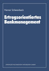 Buchcover Ertragsorientiertes Bankmanagement