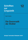 Buchcover Die Grammatik der Stoiker