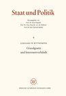 Buchcover Grundgesetz und Interessenverbände