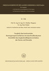 Buchcover Vergleich des kontinentalen Kammgarnspinnverfahrens mit dem Bradfordsystem hinsichtlich des Ungleichmäßigkeitsverhaltens