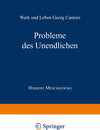 Buchcover Probleme des Unendlichen