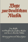 Buchcover Wege zur deutschen Musik
