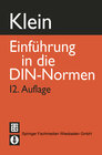 Buchcover Einführung in die DIN-Normen
