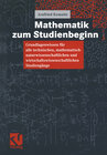 Buchcover Mathematik zum Studienbeginn