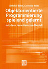 Buchcover Objektorientierte Programmierung spielend gelernt