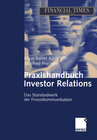 Buchcover Praxishandbuch Investor Relations