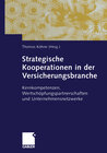 Buchcover Strategische Kooperationen in der Versicherungsbranche